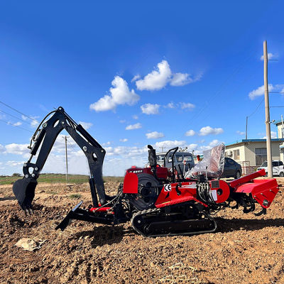 سهلة التشغيل صغيرة الزراعية جرار الزحف 35HP 2700 * 780 * 1060mm
