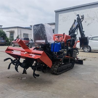 ردي / أرض جافة الديزل ميني كراولر جرار 35HP 25HP مع شفرة دوزر