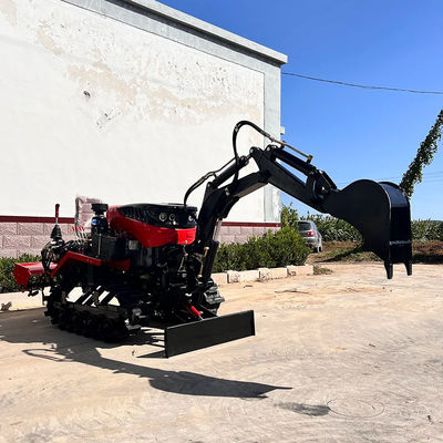 ردي / أرض جافة الديزل ميني كراولر جرار 35HP 25HP مع شفرة دوزر