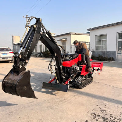 ردي / أرض جافة الديزل ميني كراولر جرار 35HP 25HP مع شفرة دوزر