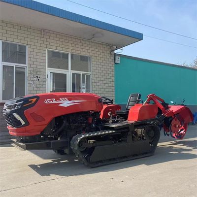 زراعة 50HP جرار الأرض الجافة الزحف ، معدات الدفع جرار الحديقة للمزارع