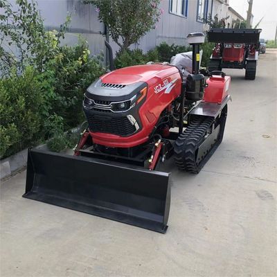 زراعة 50HP جرار الأرض الجافة الزحف ، معدات الدفع جرار الحديقة للمزارع