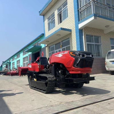 50Hp 60Hp أرز المزارع الخفيفة الزحف الجرار المعدات الزراعية