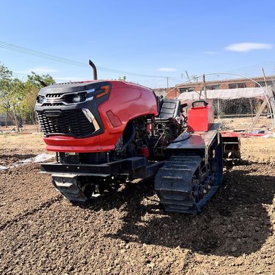 50Hp 60Hp أرز المزارع الخفيفة الزحف الجرار المعدات الزراعية