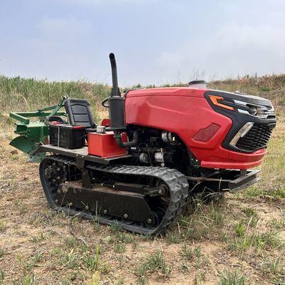زراعة 50HP جرار الأرض الجافة الزحف ، معدات الدفع جرار الحديقة للمزارع