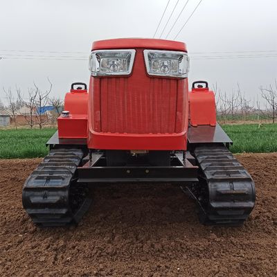 الزراعة 80HP الجرار الزاحف الآلي بالكامل ميني المزارع الجرافة