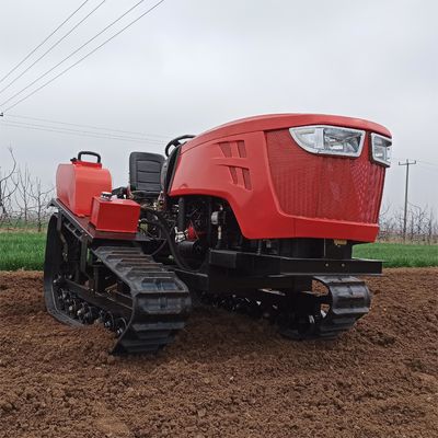 HYCT-80Hp ميكرو مزارع الجرافة الكاملة التلقائية متعددة الوظائف الجرار الزاحف