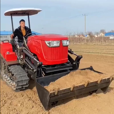 الميكانيكا الثقيلة الزراعة 80Hp الزاحف الجرار المدمج مع الحامل