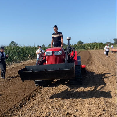 الميكانيكا الثقيلة الزراعة 80Hp الزاحف الجرار المدمج مع الحامل