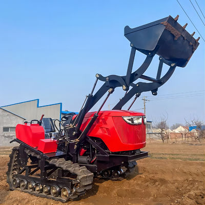 الميكانيكا الثقيلة الزراعة 80Hp الزاحف الجرار المدمج مع الحامل