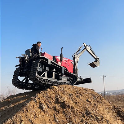 جرار الزراعة الزحفية المصغرة 80HP الجرار المضغوط متعدد الوظائف