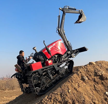 جرار الزراعة الزحفية المصغرة 80HP الجرار المضغوط متعدد الوظائف