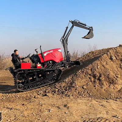 جرار الزراعة الزحفية المصغرة 80HP الجرار المضغوط متعدد الوظائف
