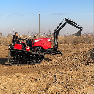 جرار الزراعة الزحفية المصغرة 80HP الجرار المضغوط متعدد الوظائف
