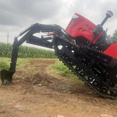 زراعة 80HP جرار الزحف ميني دوزر جرار المعدات الزراعية
