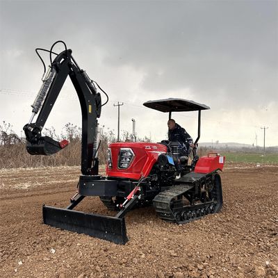 80HP زراعة الزحف ميني جرارات الحديقة مع الحفرة / محمولة