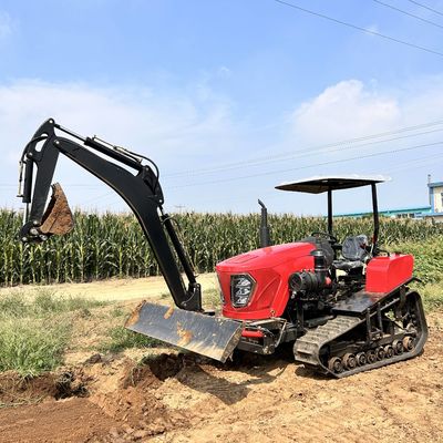 80HP زراعة الزحف ميني جرارات الحديقة مع الحفرة / محمولة