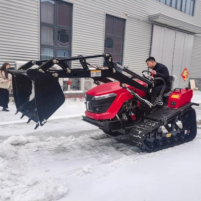 ميني أوركارد 50HP ردي فيلد كراولر جرار الآلات الزراعية مع الحمولة