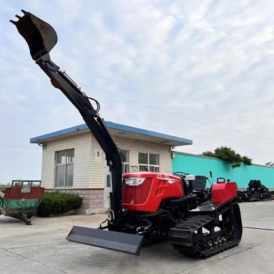 عدة وظائف الديزل 120HP الجرار الزاحف الجرار الزراعي المصغر