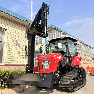 120HP المعدات الزراعية الزراعية متعددة الوظائف الحديقة صغيرة الزحف الجرار