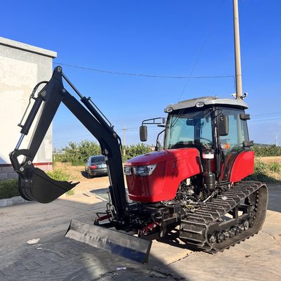 120HP المعدات الزراعية الزراعية متعددة الوظائف الحديقة صغيرة الزحف الجرار
