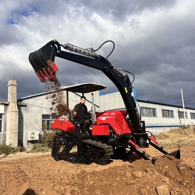 120HP مطاط مسار الزحف مصنعي الجرار مع الحفر