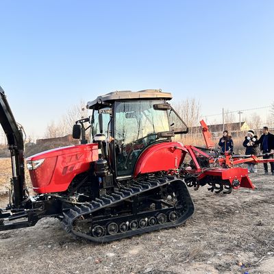 عدة أغراض 120HP كراولر جرار مزارع المطاط المسار كراولر جرار للبيع