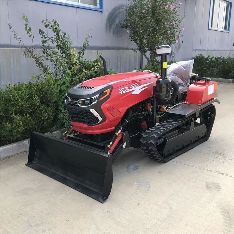 زراعة 50HP جرار الأرض الجافة الزحف ، معدات الدفع جرار الحديقة للمزارع