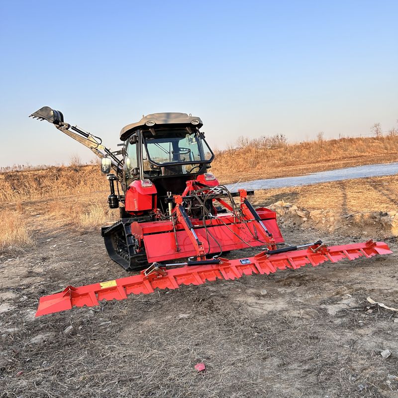 عدة أغراض 120HP كراولر جرار مزارع المطاط المسار كراولر جرار للبيع